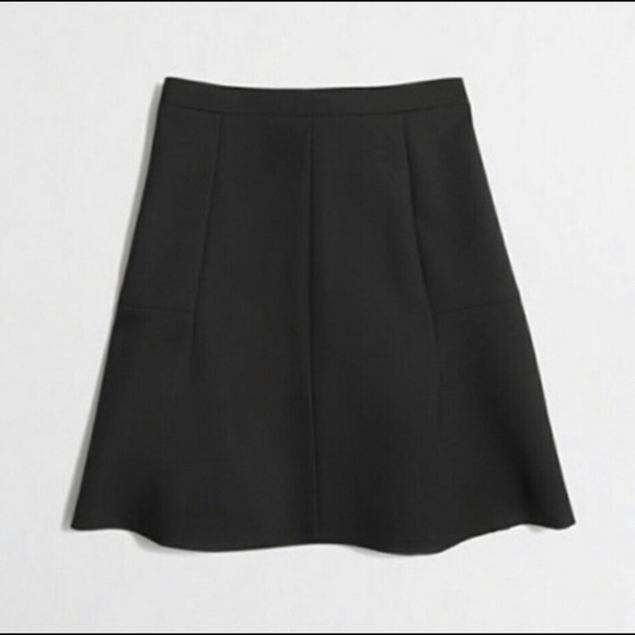 J. Crew Skirts J Crew A Line Flared Mini Skirt In Black Size 4